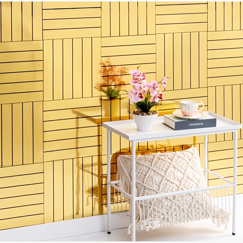 10pcs Striped Grid Self-Adhesi - đánh giá và giá Luxury Lifestyle Wallpaper