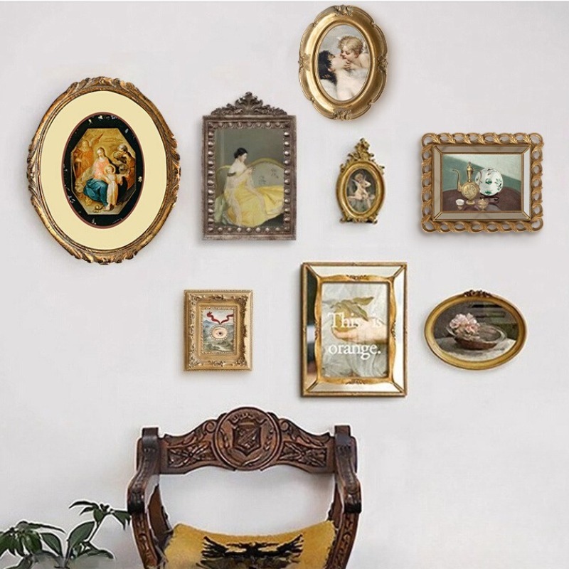 Retro Painting Frame Living Ro - đánh giá và giá Luxury Lifestyle Wallpaper