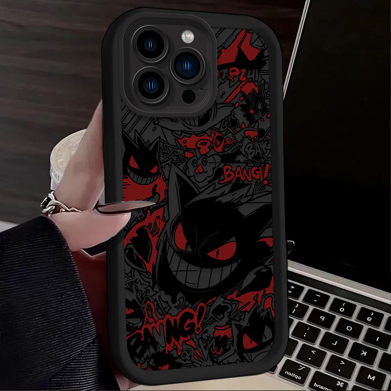 P-Pokemon Gengar Graffiti Phon - đánh giá và giá Apple Iphone 16