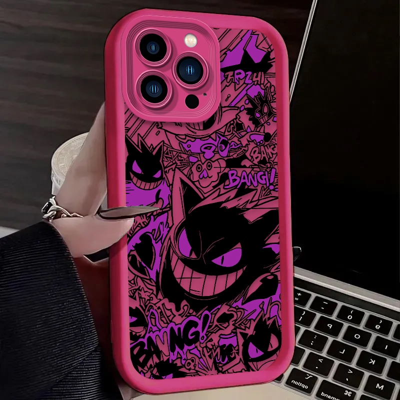 P-Pokemon Gengar Graffiti Phon - đánh giá và giá Apple Iphone 16
